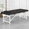 Massageliege Klappbar Stabil, Mobile Massageliege Aluminium Super Leicht 17kg, Massagebank Klappbar, Massagetisch Tragbar - 2 Zonen, Sparen Sie Platz ( Color : Black , Size : 180*60*60cm )