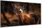 DARO Design - Wand-Bild auf 6mm HDF 30x20 cm Hirsch-Kuh stehend - Wand-Deko Bilder Geschenk