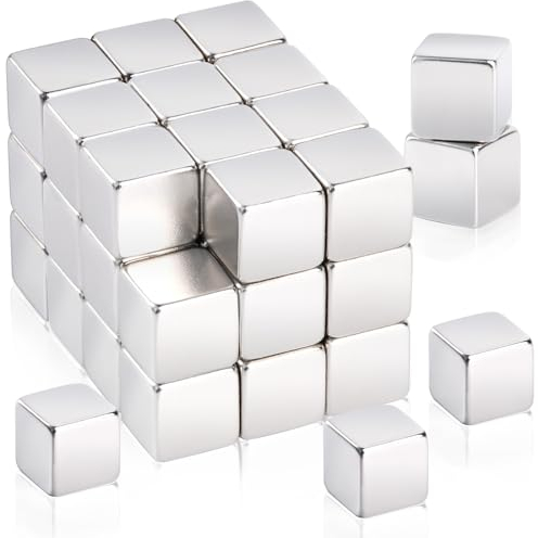 MIN CI 40 Stück Magnet für Magnettafel, 10x10x10mm Magnete Stark, Magnet Klein, Neodym Magneten, Mini Magnets, Kühlschrankmagnete, Whiteboards Magnets