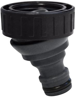Jardibric - Raccord Nez de Robinet Recyclé - Accessoire Respectueux de l'environnement pour Un Raccordement Facile et Durable dans Votre Système d'Irrigation. (20x27 Articulé)