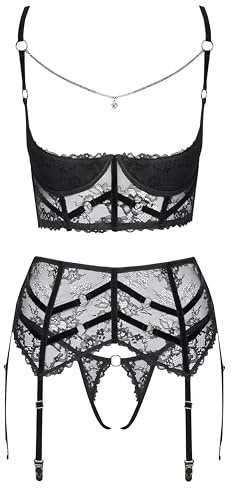 COTTELLI Lingerie Straps Set, Schwarz, 85B/L