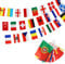 Risunpet 29.5FT/9 Meters, International Flags of the World String Flags Bunting Banner, 24 International Country Flags Bunting, World Flag Banner Hanging Pennant Decorations (L)