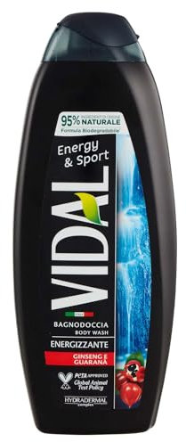 Vidal Bagnoschiuma Energy Sport 600ml, 600ml