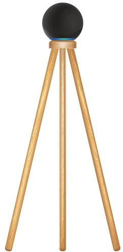 HOOKMEMO Compatible for Echo 4th Gen Speaker Wood Stand (Echo 4th Gen Stand)