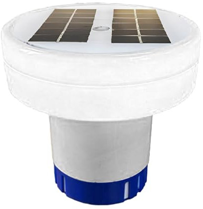 Ionizzatore solare per piscina - Galleggiante Cloro per piscina, detergente e purificatore d'acqua anti-affondamento, galleggiante solare al cloruro per piscina | Pulitore e depuratore d'acqua