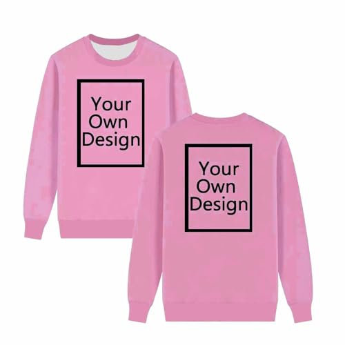 Personalised T Shirts for Women and Men Summer Tops Custom Print T Shirt Front and Back Create Your Own T Shirt Personalised Text and Image T Shirt Unisex Plus Size Gift UK