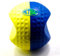 Impact Ball - Golf Swing Trainer Aid - Large (Blue/Yellow) - Perfect Your Golf Swing, Improve Golf Performance, & Lower Your Scores!