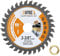 TCT Circular Saw Blade - Carbide Tipped Teeth General Purpose 85MM 32T Cutting Dics with 15MM Arbor for Wood Aluminium Plastic Copper BGTEC