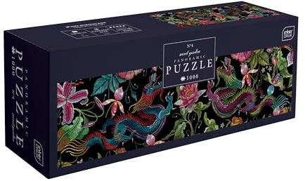 Interdruk - 1000 Teile Panorama-Puzzle für Erwachsene - Secret Garden Nr. 4, buntes Design