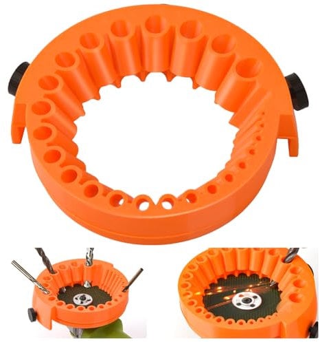 LTFIOON Drill Bit Sharpener, Affila Punte Trapano, Affilatrice per Punte da Trapano, Compatibile 2-13 mm per Smerigliatrice Angolare da 125 mm, Affilapunte per Trapano
