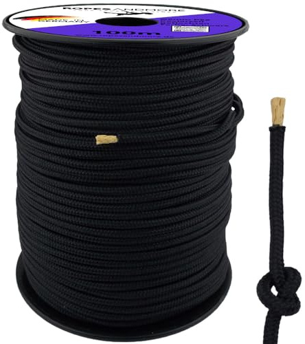 Corde en Kevlar de 6 mm avec noyau, tressée 16 fois, résistante à la chaleur et aux coupures, indéchirable et indéformable, pour l'industrie, l'extérieur, les sports automobiles, l'aviation, fabriquée