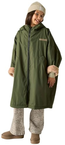 Regatta Kids Spirit Of Adventure Changing Robe - Dark Khaki - 9-13 Yrs