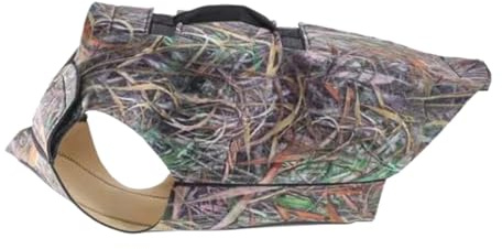 Camouflage Hundeweste – Verstellbare Jagdweste Aus Neopren-Material, Mittlere Bis XL-Größen, Winterhitze, Outdoor-Sicherheit | Trainingsausrüstung, Wandern, Jagdtouren, Spaziergänge Bei kaltem Wetter,