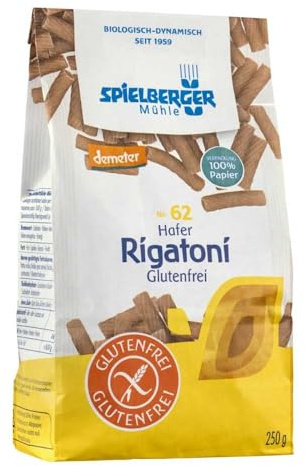 Spielberger Mühle Hafer-Rigatoni, glutenfrei, demeter, 250g