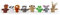 small foot 9770 Fingertiere, 8-er Set