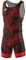 Extreme Hobby - Ringeranzug für Männer HAVOC professioneller Kompressionsanzug für Wettkämpfe, Wrestling Singlet, Farbe: ROT, Größe: 2XL