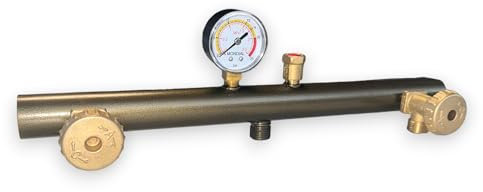 Centralina Per Gas Completa Di Flessibili, Manometro E Valvola.