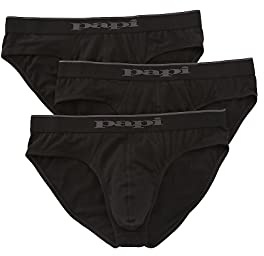 Papi Men's 3-Pack Premium Performance Cotton Stretch Brief