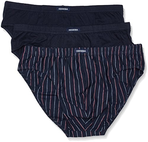 Ceceba Herren Slip Sport Slip (M, Blau (Navy-red 2550))