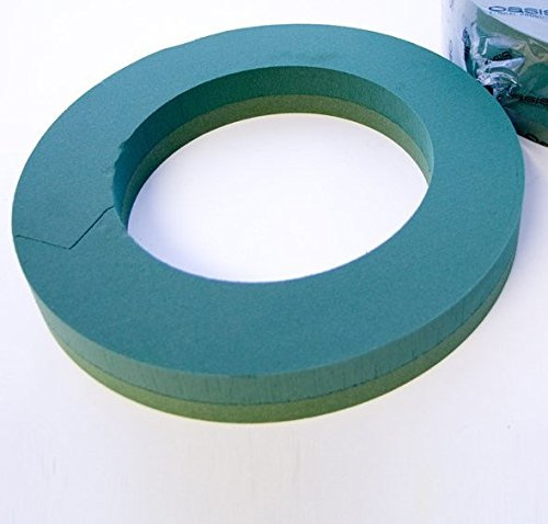 12 ring foam floral oasis wreath 12 inch diameter