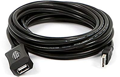 Monoprice USB-Kabel, USB 2.0 M/F, 5 m, 5 m, USB A Stecker/Buchse, Schwarz