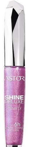 Astor Shine Deluxe Jewels Gloss, Farbe 33 Pink Pearl, 1er Pack (1 x 6 ml)