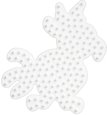 Hama 320 320-Bügelperlen Stiftplatten, Papagei, gemischt