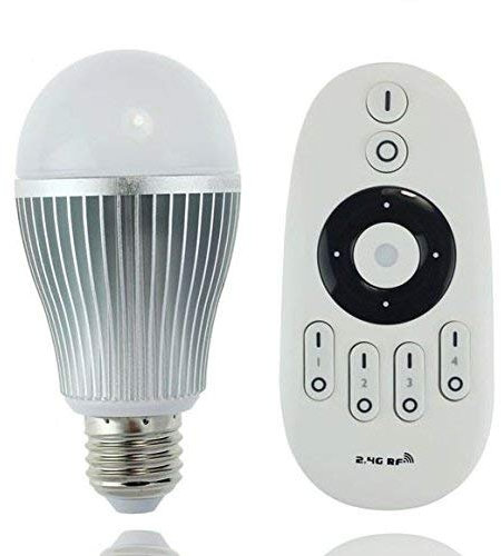 lighteu, Miboxer 9W E27 dual weiße LED Glühbirne und Fernbedienung 1x FUT019+FUT007
