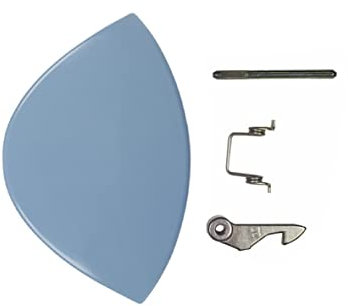 Tirador de puerta para lavadora con nariz de cierre, color azul como Indesit C00076447