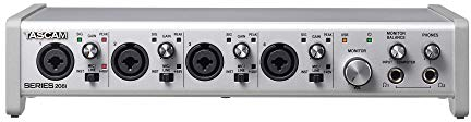 Tascam SERIES 208i 20 IN/8 OUT USB Audio Interface with MIDI, DAW Recording Software for Songwriting, Podcasting, Recording