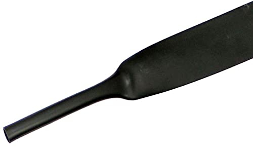 Lumonic Schrumpfschlauch Meterware 3:1 mit Kleber Schwarz - Hier von: 24mm auf 8mm - Dickwandiger Schrumfpschlauch in verschiedenen Größen
