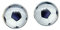 Miniblings Fußball Cabochon Ohrstecker Stecker Ohrringe Sport Ball WM EM Tor - Handmade Modeschmuck I Ohrringe Stecker Ohrschmuck