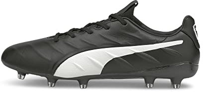 PUMA Herren-Fußballschuhe, knöchelfrei, Puma Schwarz PUMA Weiß, 42 EU
