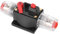 Aramox 12V-24V DC Disjoncteur en ligne Audio 30A avec Réinitialisation et Porte-fusible Inverseur pour Protection du Système de Commutation Stéréo