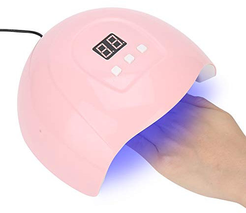 54W USB Intelligent LED UV Gel Lamp Curing Machine Nail Polish Dryer Manicure Tool Professional Portable for Women Home Nail Salon (SUNX4)