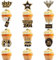 SYKYCTCY 36 Pack Happy 60th Birthday Cupcake Toppers Vintage 1965 Cheers to 60th Cupcake Picks Hello Sixty Birthday Cupcake Decorations for 60th Birthday Wedding Anniversary Party Supplies