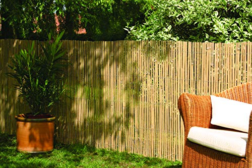 DE-COmmerce® clôture en bambou pare-vue CALAMA extra durci pour jardin, terrasse, balcon (hxl) 150 x 300 cm