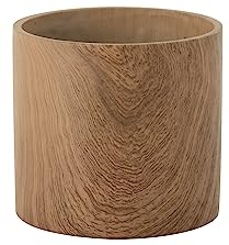 J-Line Blumentopf Forest – Zement – Braun – Extra Groß – Ø 21,5 cm