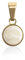 Gold Kettenanhänger mit Stein in beige • Charm zum Wechseln • passend für eine Vielzahl von Ketten • Edelstahl & recyceltes Glas • MIX AND MATCH