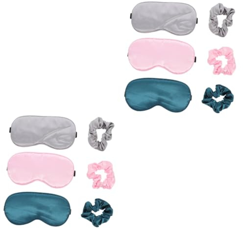 GLEAVI 2 Stück Augenmaske Haarring Augenklappe Augenschirme Für Nickerchen Augenmaske Haarringe Augenschutz Abdeckung Schlafaugenmaske Augenschirme Für Reisen Schal Stirnband