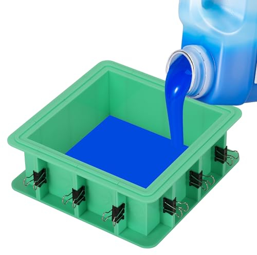 BBDINO Adjustable Mould Housing Kit for Mold Box Making - Stackable & Free Combination Moulding Box- Ideal for Silicone/Soap/Wax/Candle Moulds Making 1 Layer