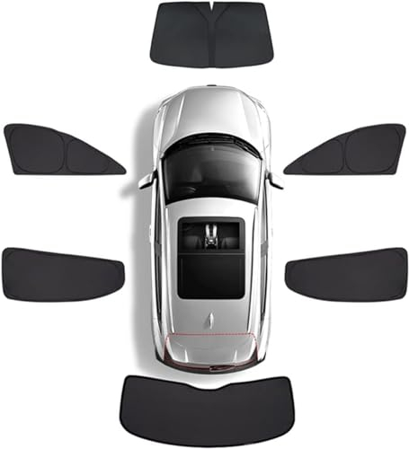 FüR Tesla Model S Sonnenschutz Auto Uv Schutz Protection Baby Haustiere Erwachsene PersöNliche PrivatsphäRe Auto Accessories,4Sides1Front1Rear