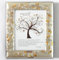 50° ANNIVERSARIO DI MATRIMONIO NOZZE D'ORO CORNICE PORTAFOTO ARGENTO 25x21x3 FOTO cm18x13 L'ALBERO DELLA VITA -> TUA IN 48h