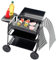 KOMBIUDA Mini-Grill Für Puppenhaus Miniatur-grillrost Spielküchen-grillset Kleiner BBQ-Grill Puppenhaus-möbel Küchen-Spiel-Requisite Miniatur-bastel-Grill Realistisches Grill-Modell