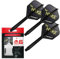 Target Darts Luke Littler K Flex Flights and Shaft System, Nr. 6 (Medium, 33 mm) | 3er-Pack Kflex All In One Flights, The Nuke Player Edition Darts Accessories | K-Flex Dart Stem