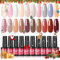 COSCELIA Vernis à Ongles Semi-permanent Marron Nude, 20 Couleurs Rose Nude Beige Gris Marron Rouge, Ensemble de Vernis Gel Imbibé de Macaron pour la Conception des Ongles 7ML
