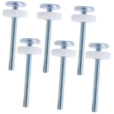 SHOWERORO Druckschrauben Für Kindergitter 6er Set Druckmontierte Schrauben Für Kinderschutzgitter Gewindeschrauben Für Treppenschutzgitter Und Türschutzgitter 100mm Einfache Montage Ohne Bohren