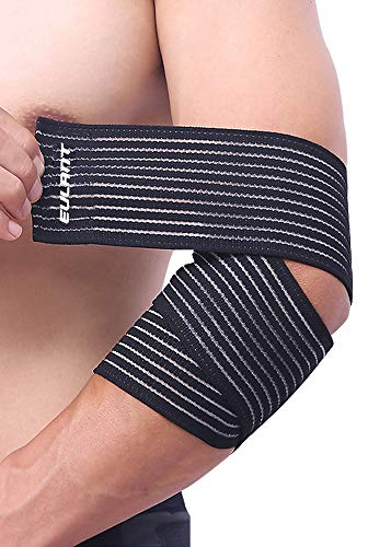 EULANT Elastische Bandage Kompression Wrap 90cm, Elastikbinden/Ellbogenbandage/Elastisch Handgelenk/Knie Kompressionsbandage/Knöchel Stützbandage