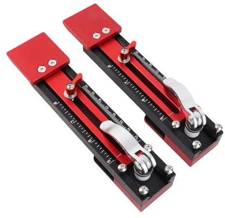 2Pcs Kit Fixation Bardage Exterieur en Alliage d'Aluminium pour 10-15mm | Réglable Siding Gauge Outil Pose Bardage, pour Fibro-Ciment Panneaux