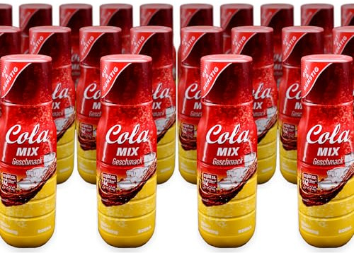 Gut & Günstig Cola Mix Getränke-Sirup, 24 x 500 ml | Ergibt bis zu 288 Liter, ideal für Wassersprudler und Leitungswasser, perfekt für Büro und Zuhause